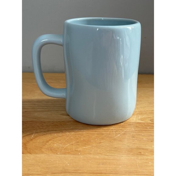 Rae Dunn Artisan Collection Love My Peeps Light Blue Ceramic Coffee Mug Easter - Picture 4 of 8